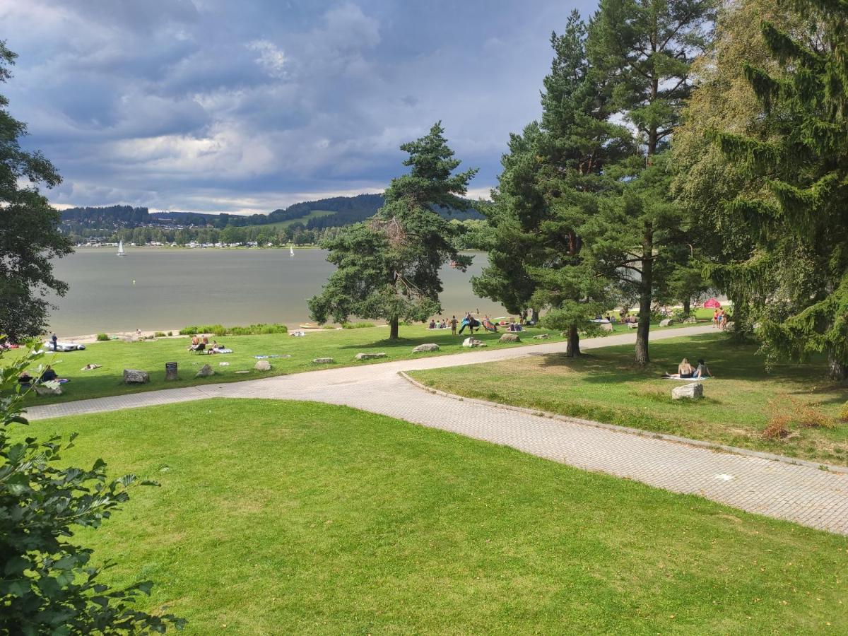 Ferienwohnung Lipno Riviera - Mysi V Bote Lipno nad Vltavou Exterior foto