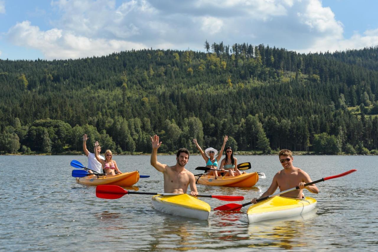 Ferienwohnung Lipno Riviera - Mysi V Bote Lipno nad Vltavou Exterior foto