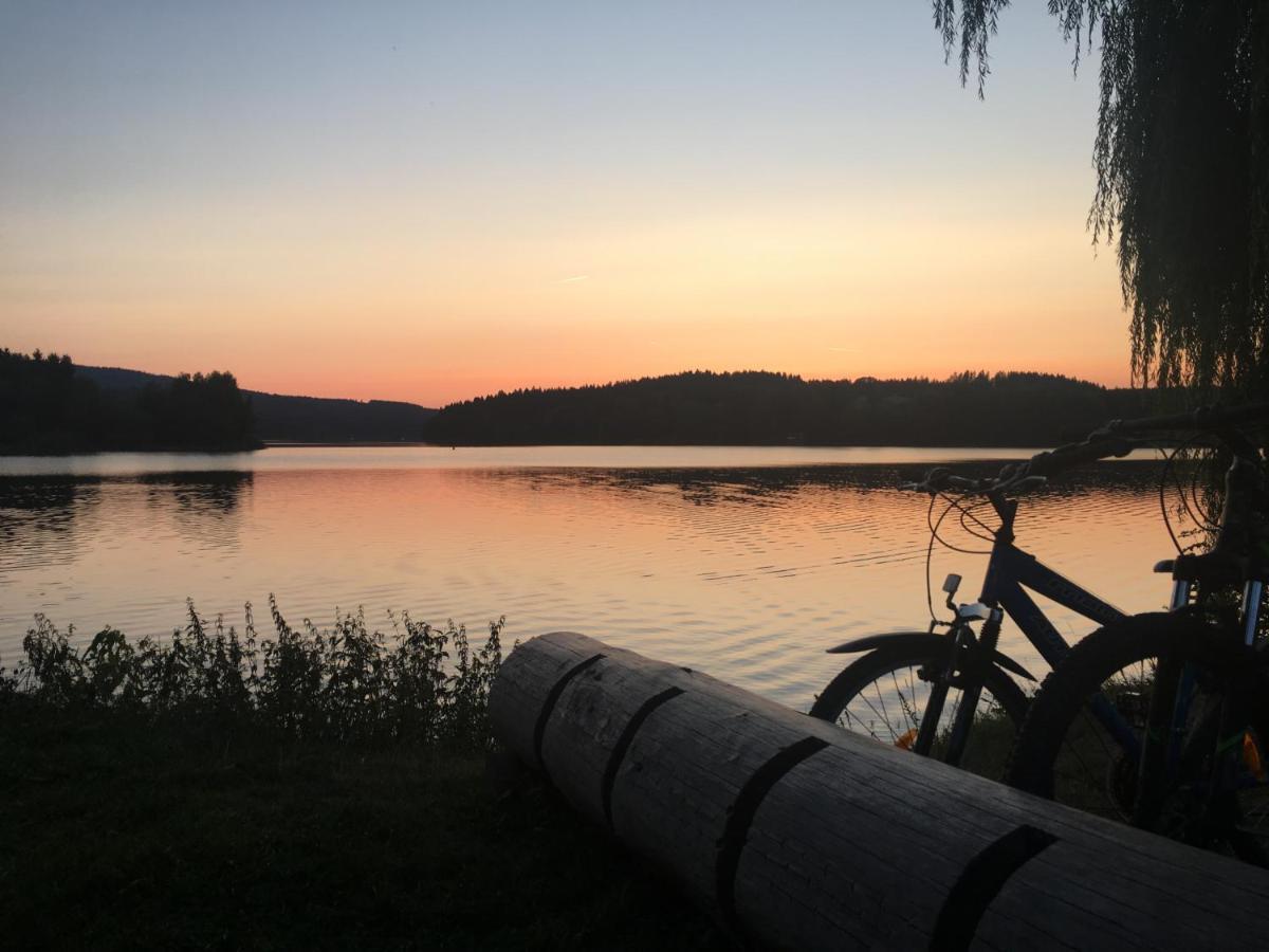 Ferienwohnung Lipno Riviera - Mysi V Bote Lipno nad Vltavou Exterior foto